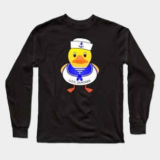 Cool Rubber duck sailor Long Sleeve T-Shirt